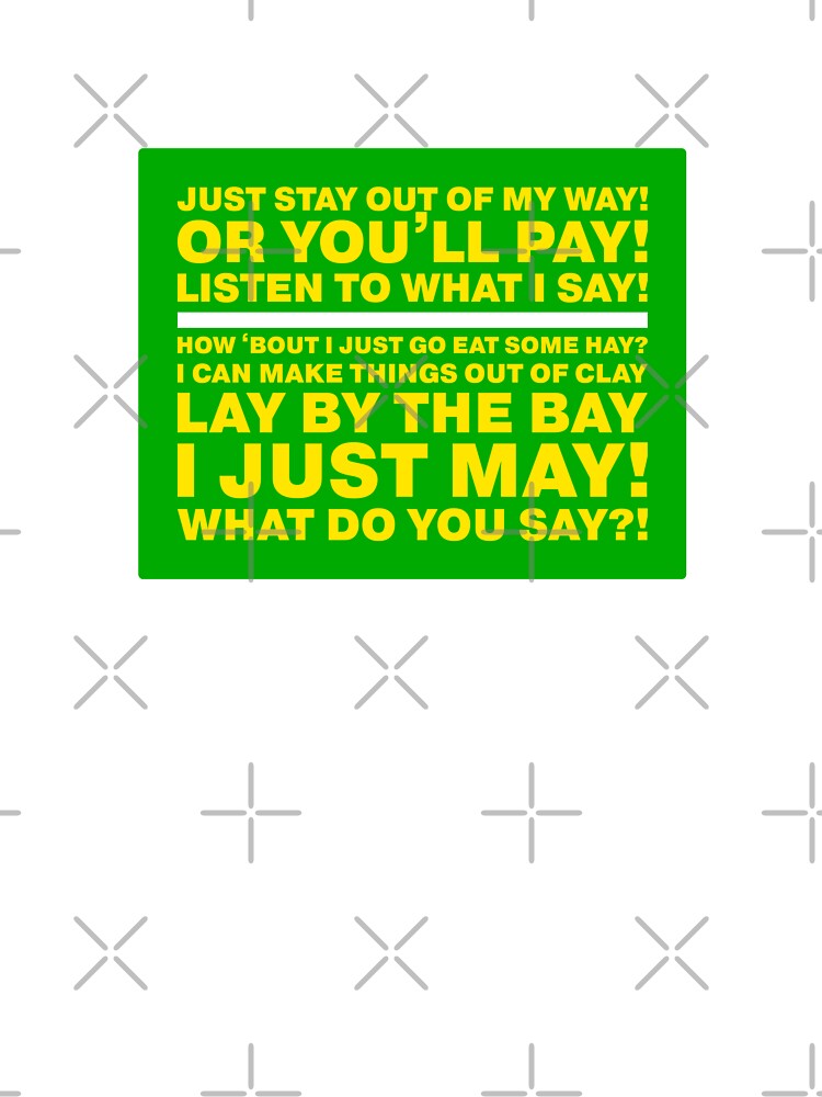 Happy Gilmore Stay Out Of My Way Kids T Shirt By 90s Mall Redbubble