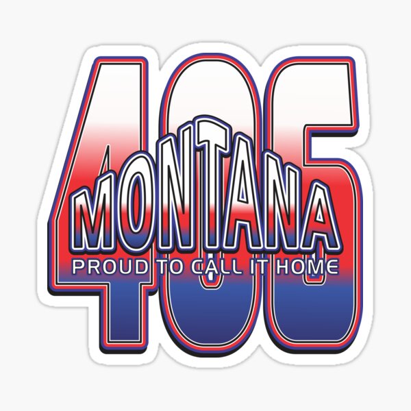  Montana 406 Area Code 4 Trout Fly Fishing Bumper