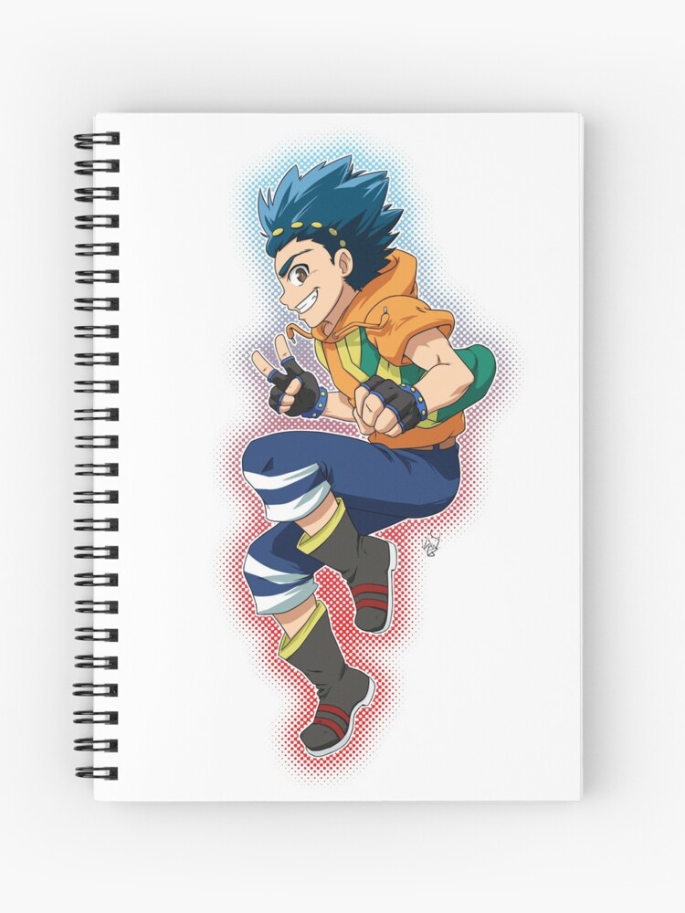 Shu Kurenai - Beyblade Burst Surge Spiral Notebook by Kaw-dev