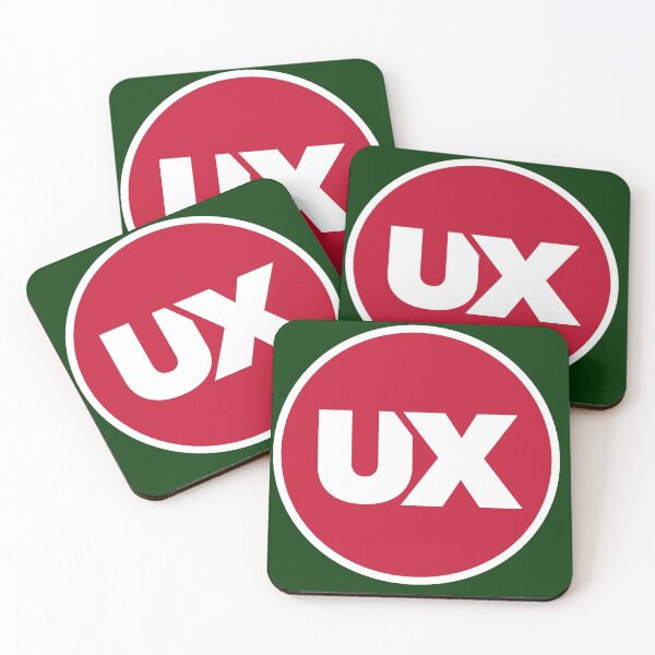 Item preview, UX round logo designed and sold by Sayantsi.