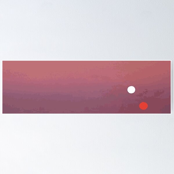 Item preview, binary sunset designed and sold by Kate Hanning.