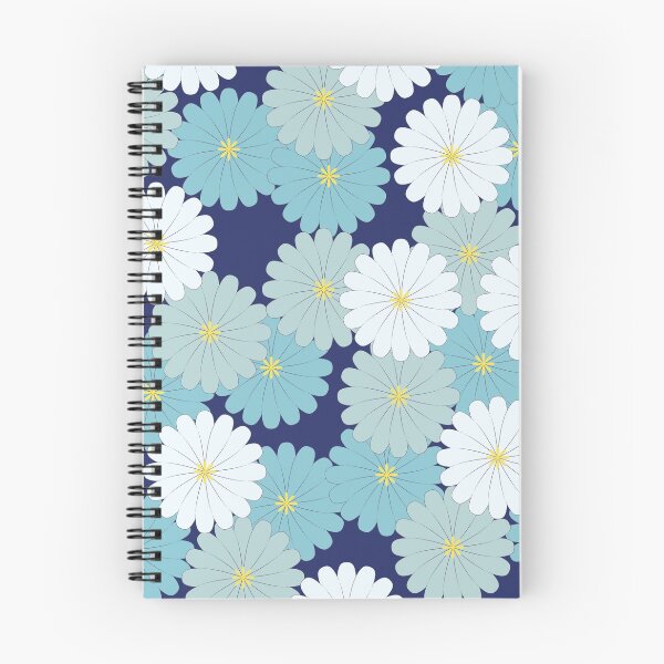 Item preview, Blue oriental flowers designed and sold by shadowisper.