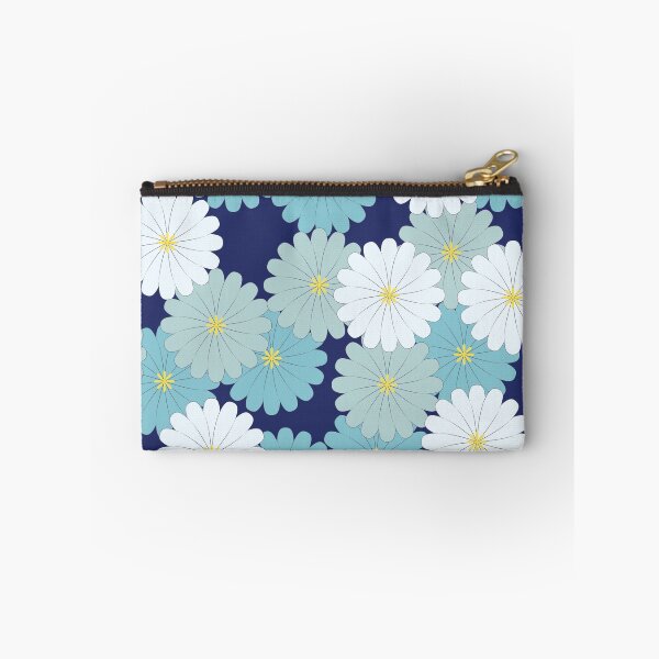 Item preview, Blue oriental flowers designed and sold by shadowisper.