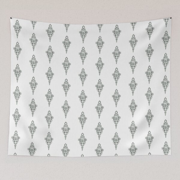 Item preview, Flower and geometric pattern  designed and sold by dtmtattoo.