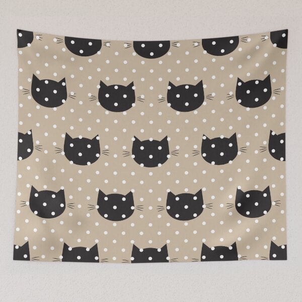 Item preview, Polka dot cats designed and sold by shadowisper.