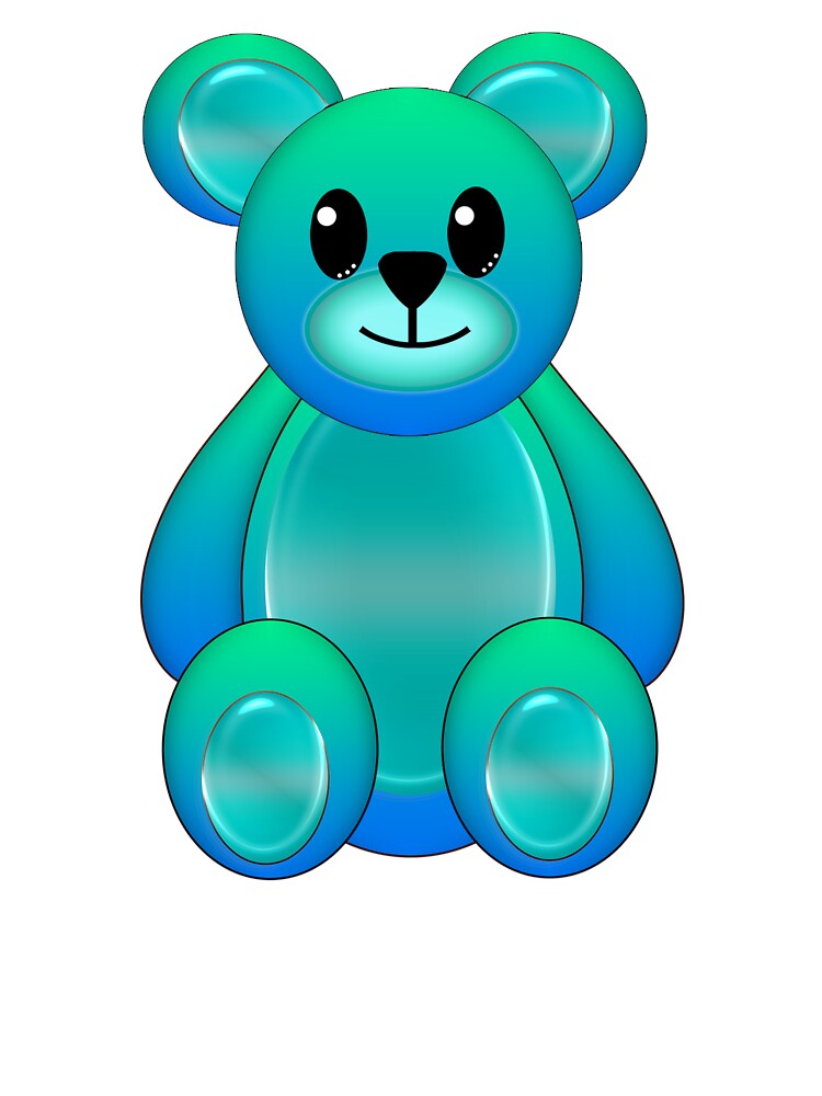 cute blue teddy bear