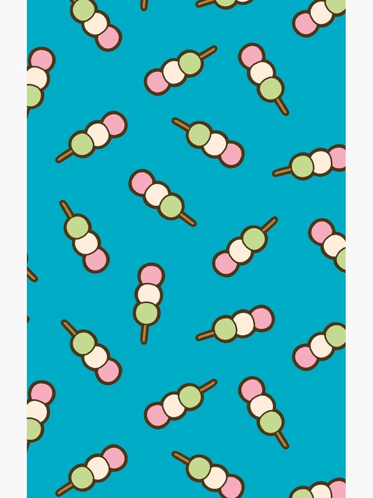 Dango Pattern in Turquoise by evannave