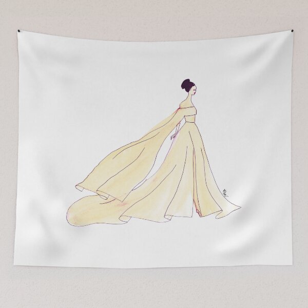 Item preview, Pearl Chiffon Off the Shoulder Gown -- Eva Phan Collection designed and sold by Eva Phan.
