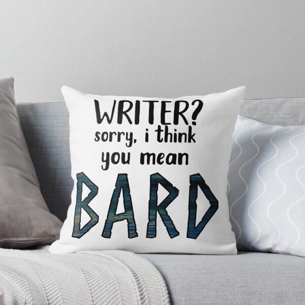 Item preview, Writer? I Think You Mean Bard designed and sold by TheWriteShoppe.