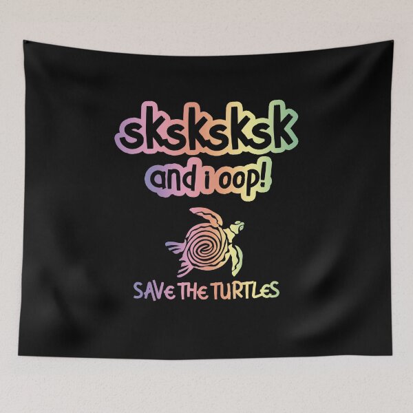 Item preview, Sksksksk and I oop Save the turtles Basic Girl Gift designed and sold by theshirtinator.