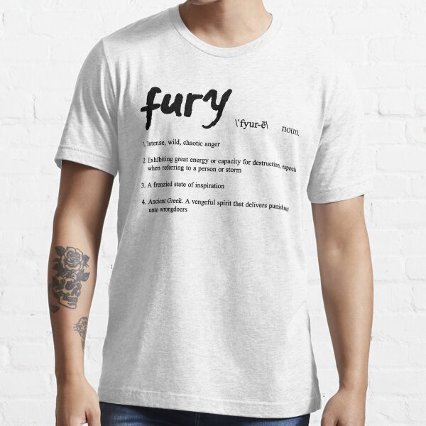  bfa definition of fury t shirt for sale by bloodfuryart redbubble