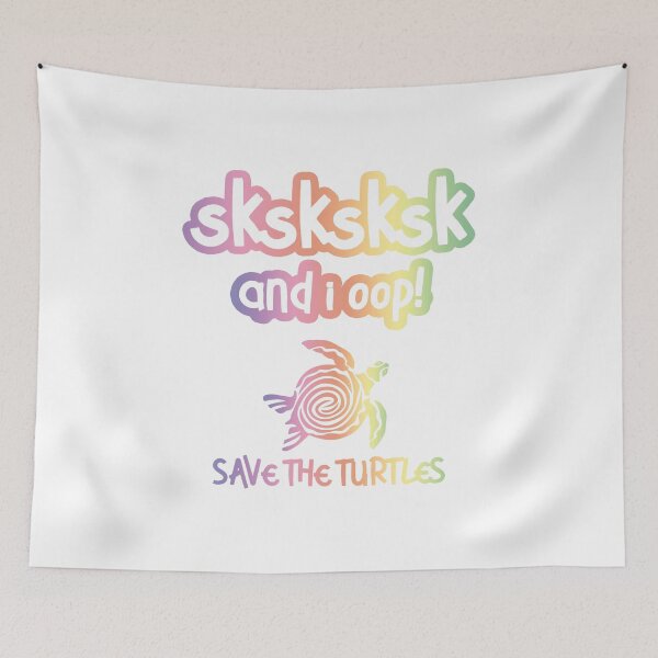 Item preview, Sksksksk and I oop Save The Turtles Basic Girl Gift designed and sold by theshirtinator.