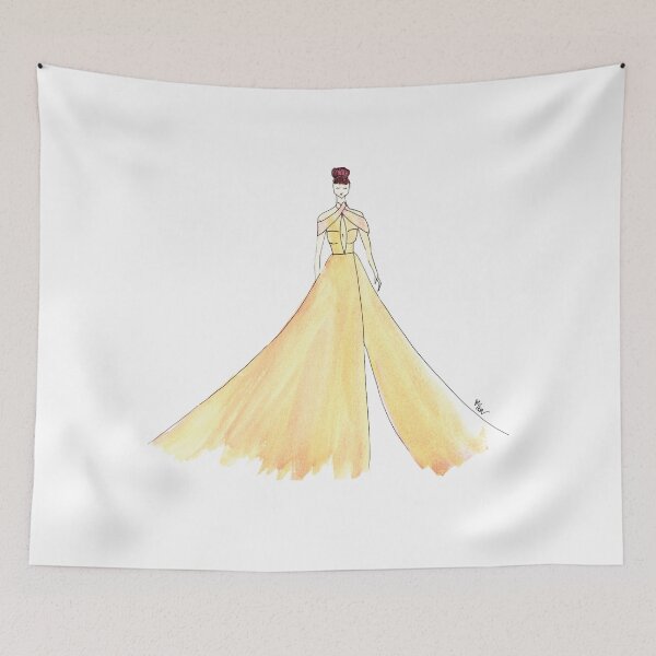 Item preview, Pearl Keyhole Chiffon Gown -- Eva Phan Collection designed and sold by Eva Phan.