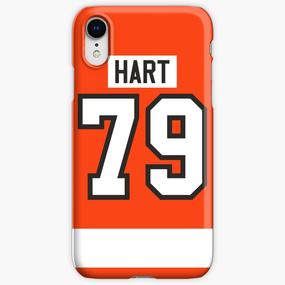 "Philadelphia Flyers Carter Hart Home Jersey Back Phone Case" iPhone