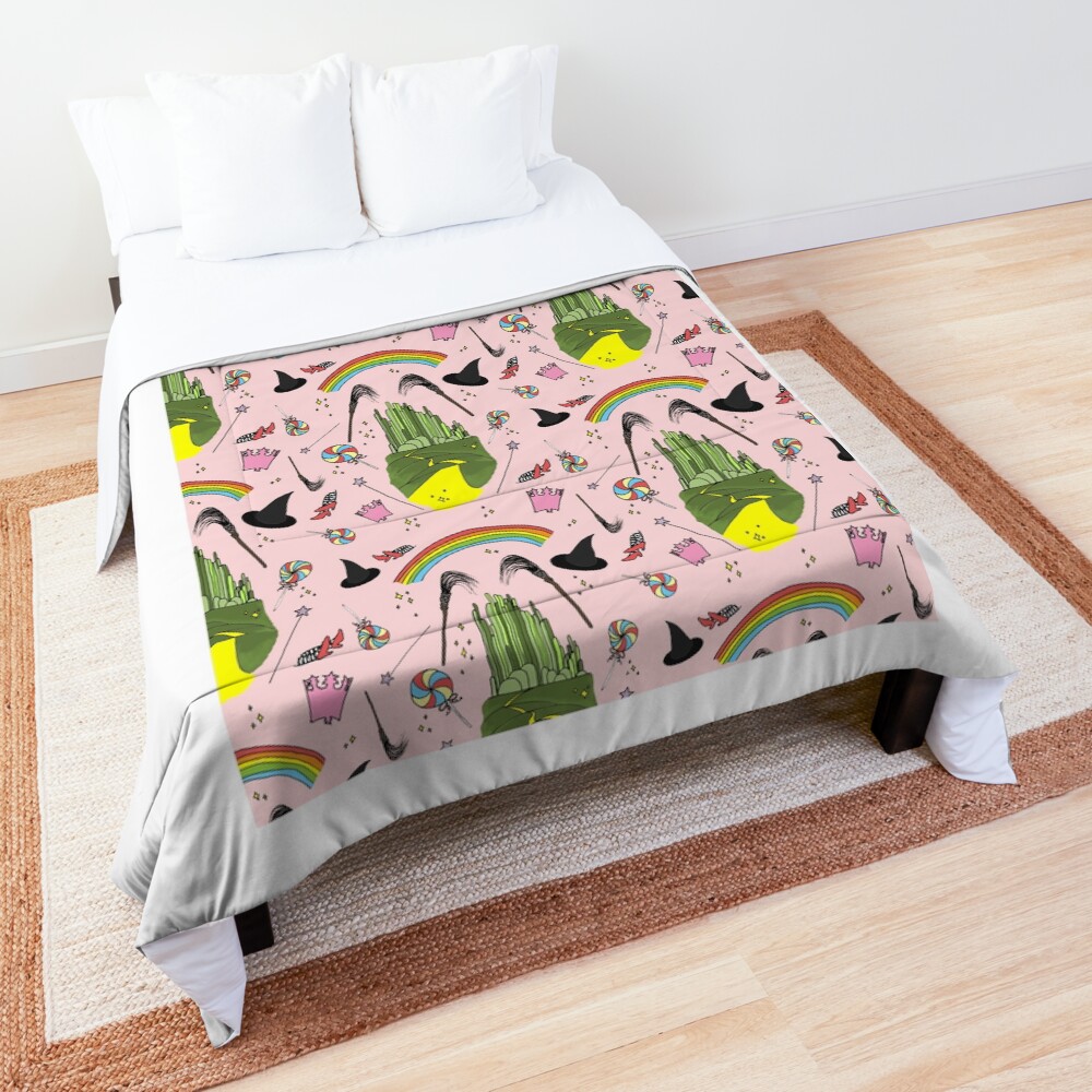 "Wizard of Oz Pattern" Comforter by elmarglo Redbubble
