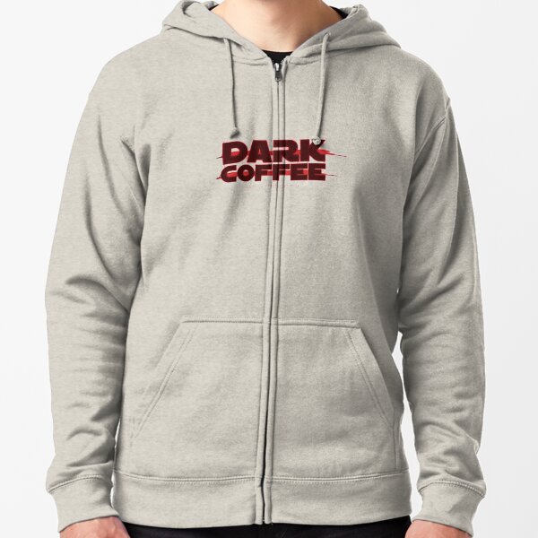 Dark Coffee Zipped Hoodie
