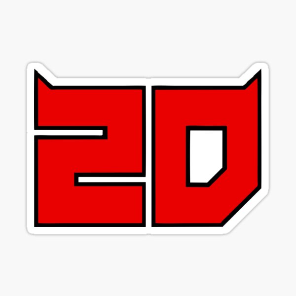 56. logo fabio quartararo Sticker