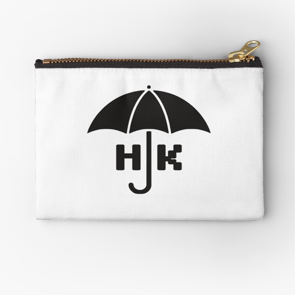 Hong Kong - Black Zipper Pouch