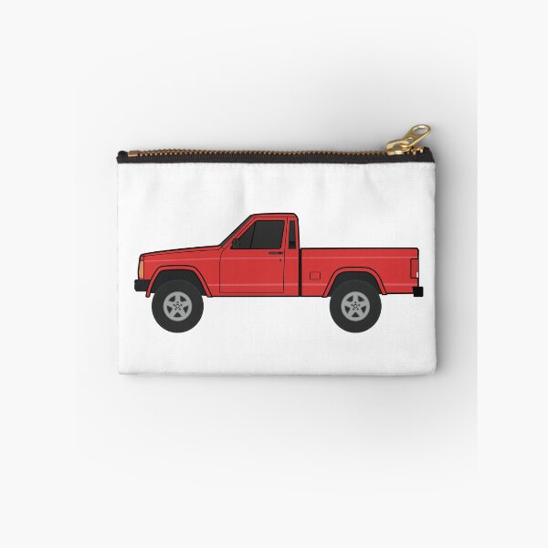 Artikelvorschau, Comanche MJ Pickup-Truck, Stockrot entworfen und verkauft von MandalaPics.