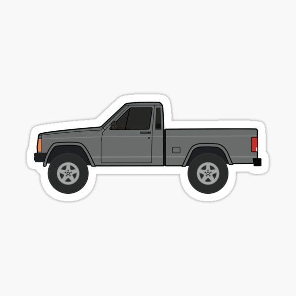 Jeep Mj Comanche Stickers | Redbubble