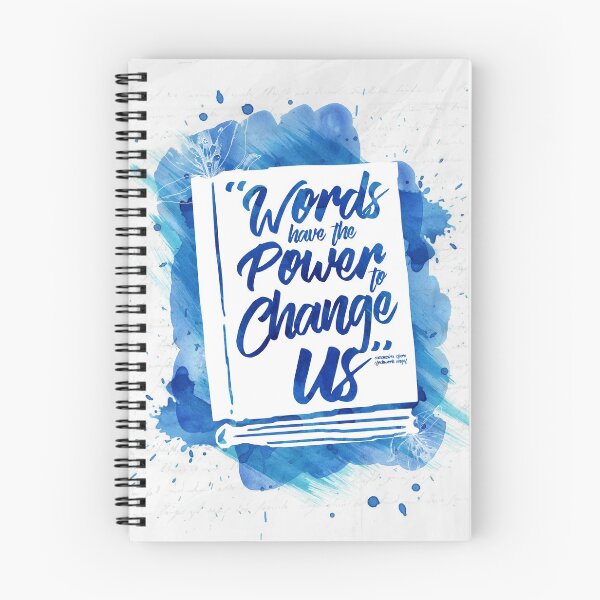 Item preview, Words Have Power - Blue designed and sold by The Bookish And Co.