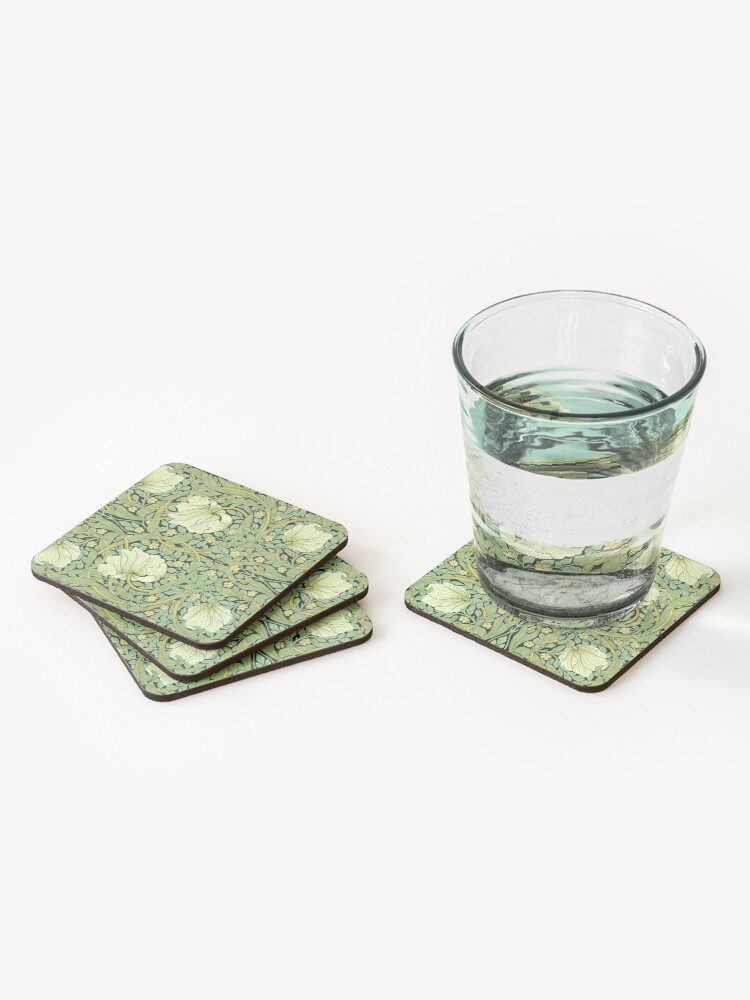 Alternate view of William Morris Pimpernel Coasters (Set of 4)