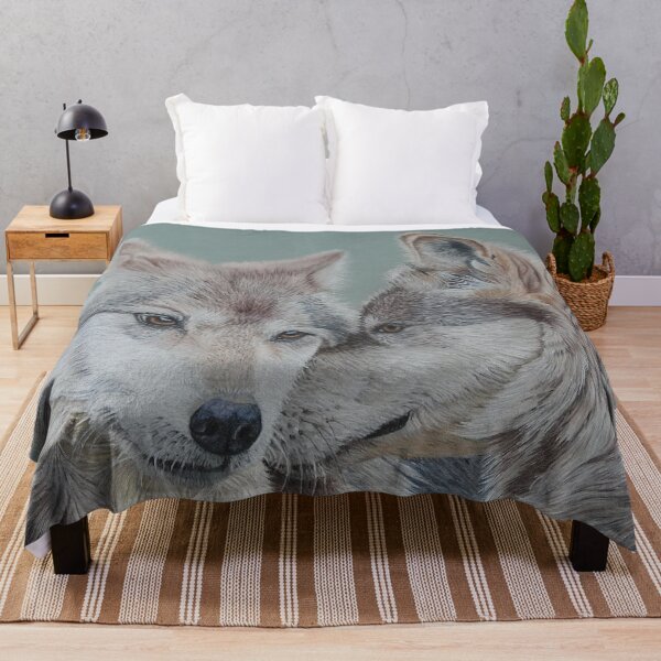 Item preview, Wolves "Soul mates" designed and sold by cathyscreations.