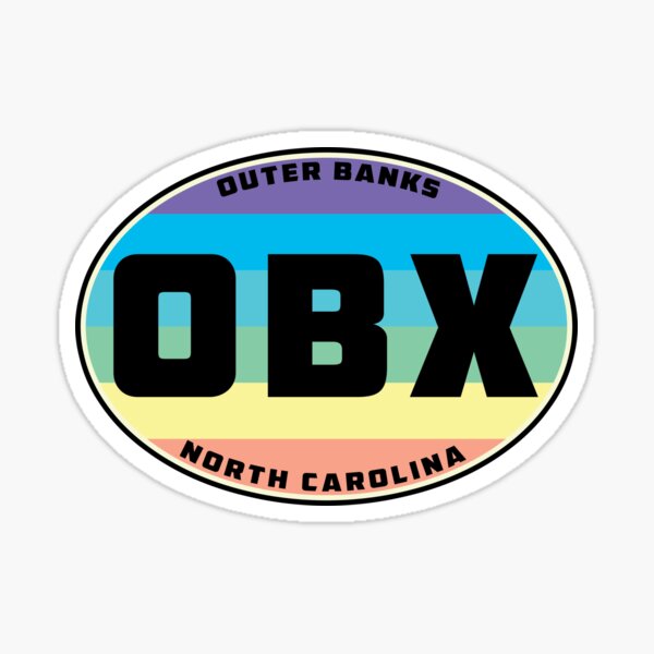 Item preview, Outer Banks OBX North Carolina Oval designed and sold by DESTINATIONS DECAL.