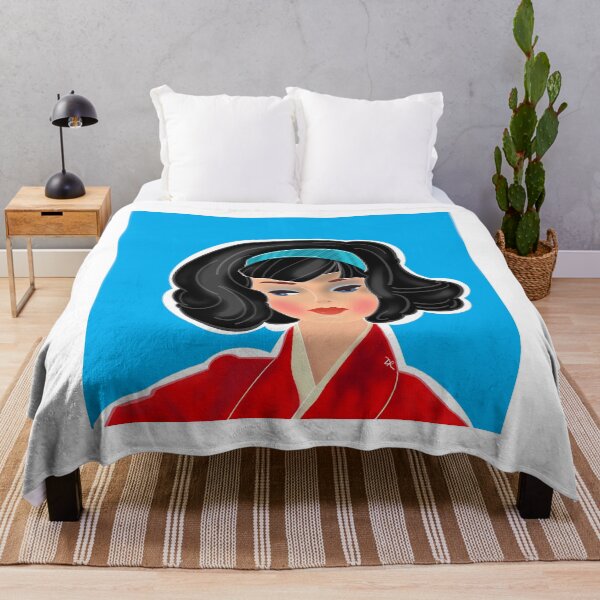 Artikelvorschau, Model im roten Kimono (Version 2) entworfen und verkauft von Sartabanfi.