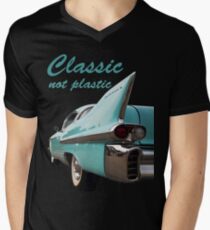Classic _ not plastic Men's V-Neck T-Shirt