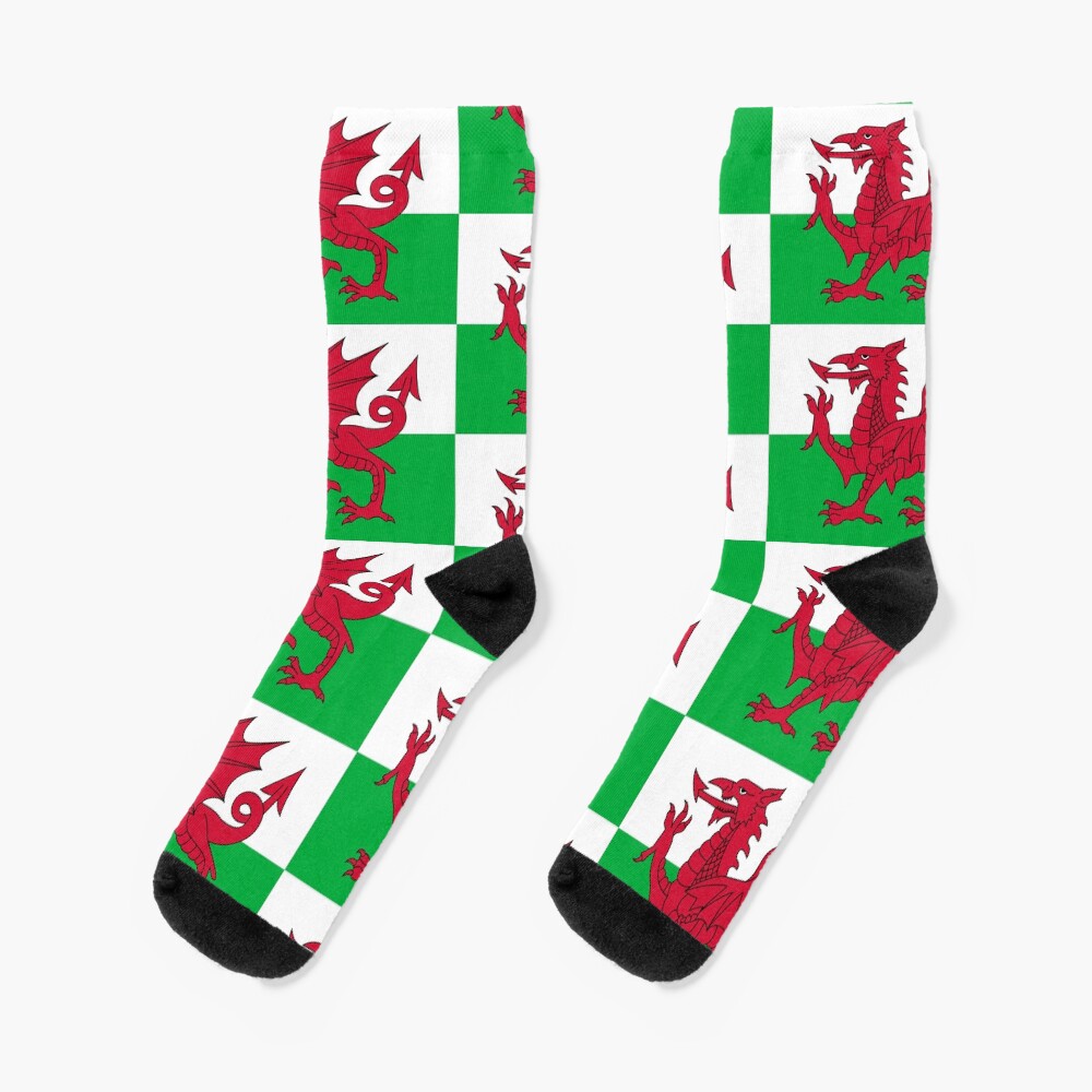 "Flag of Wales" Socks for Sale by Tonbbo Redbubble