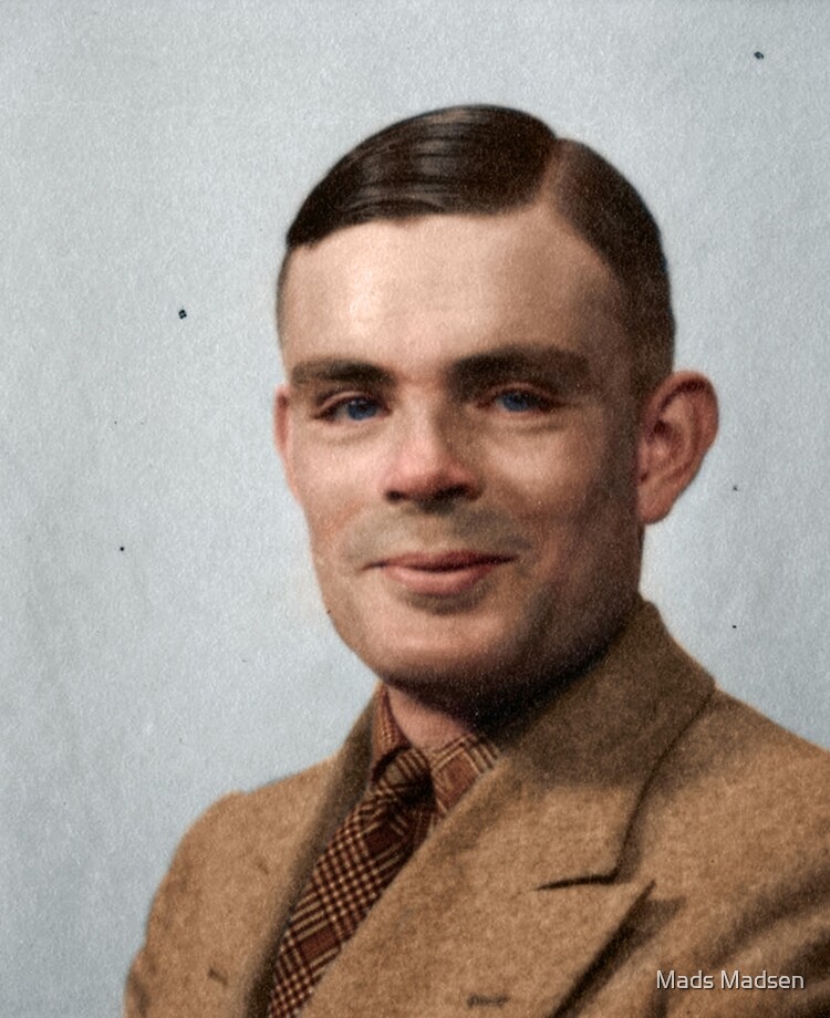 Alan Turing A Computer Scientist Philosopher And Cryptologist Who Played A Crucial Role In Breaking The Nazis Enigma Code Seen Here In Happier Times Unknown Date Ipad Case Skin By