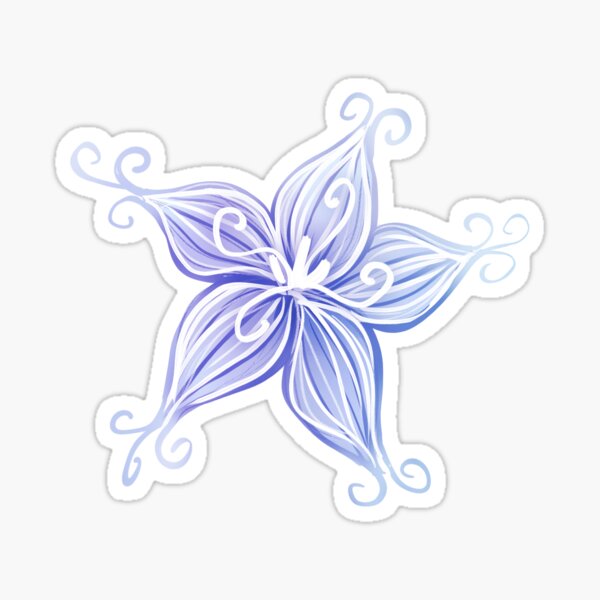 Overgrown flower Sticker