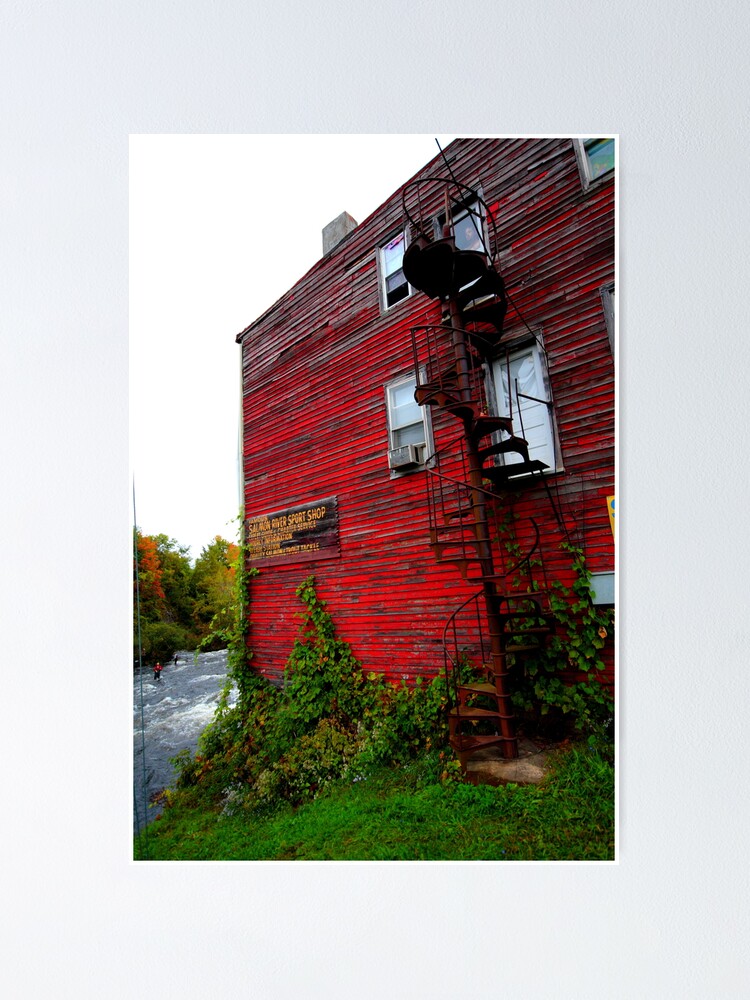 "Salmon River Sport Shop Pulaski, NY" Poster by abraxisdesign Redbubble