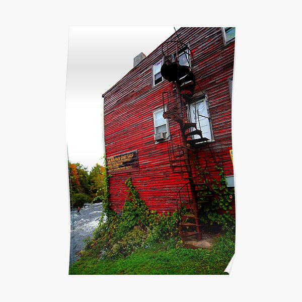 "Salmon River Sport Shop Pulaski, NY" Poster by abraxisdesign Redbubble