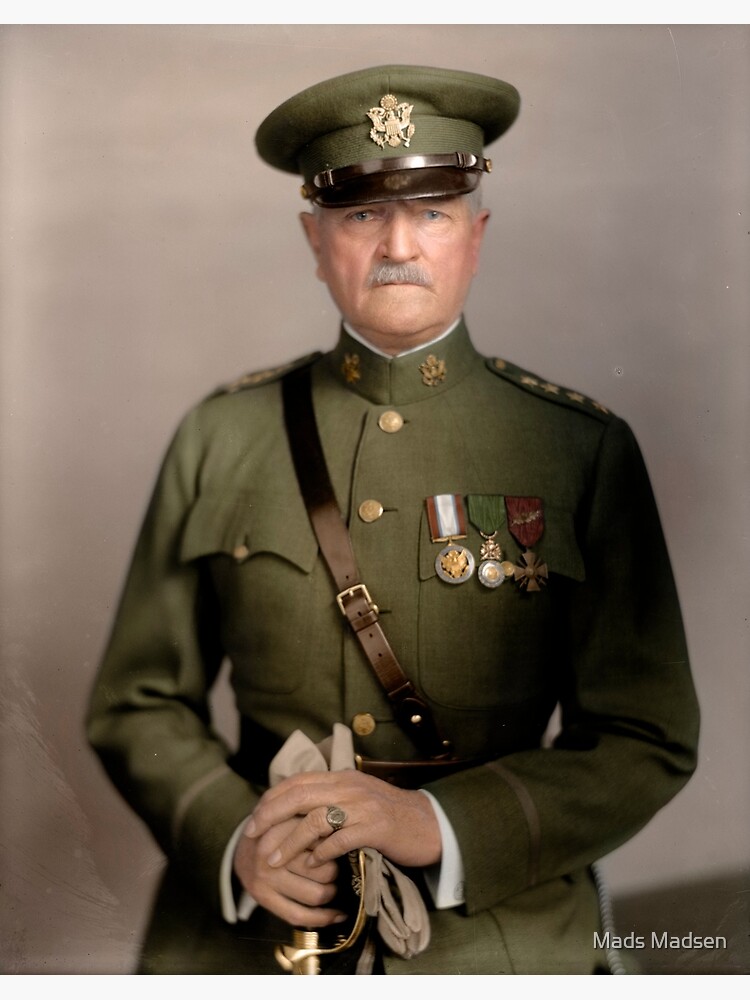 John J Pershing Art Board Print By Zuzahin Redbubble