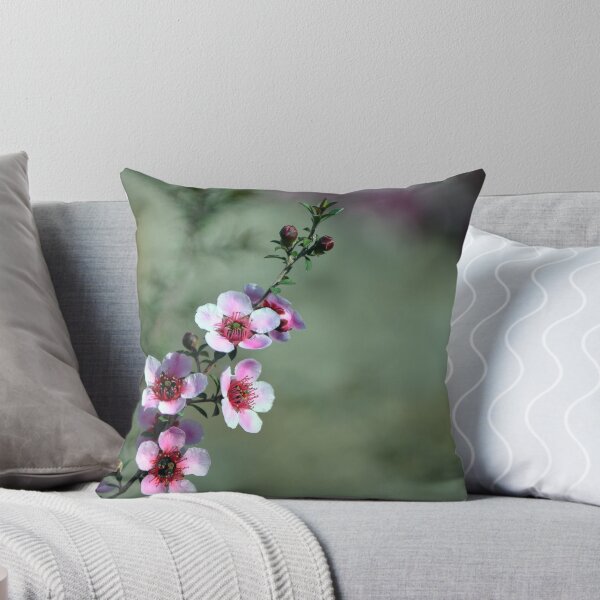 Item preview, Australian native pink tea tree blossoms designed and sold by Cloudlingpics.