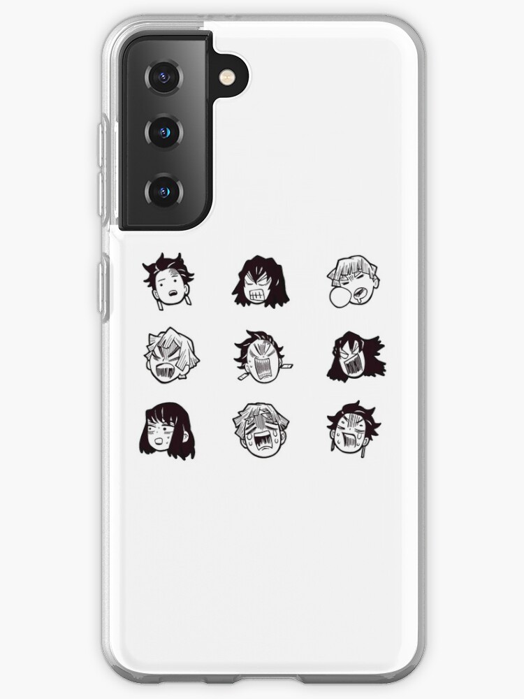 Kimetsu No Yaiba Demon Slayer Anime Manga Icons Case Skin For Samsung Galaxy By Itsgalalala Redbubble