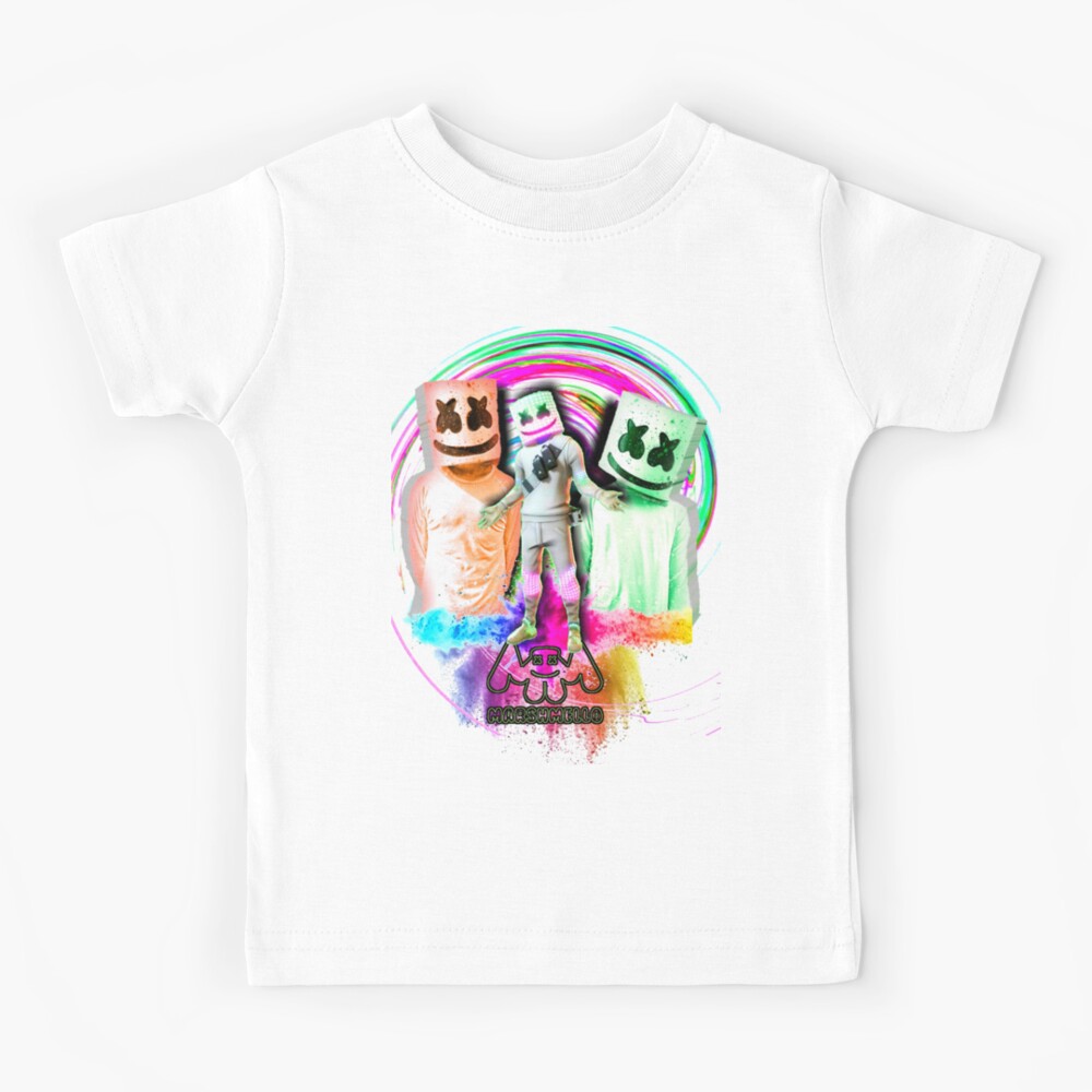 Marshmello Colors G Kids Pullover Hoodie By Pixel Gloss Redbubble - marshmello galaxy shirt roblox