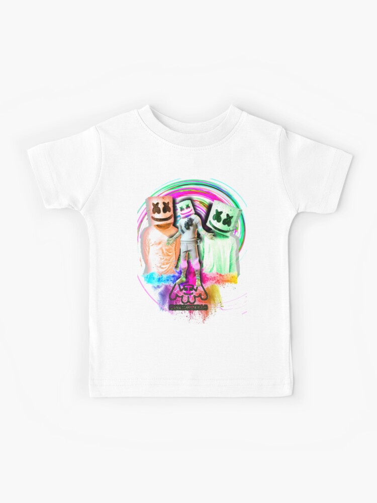 Marshmello Colors G Kids T Shirt By Pixel Gloss Redbubble - helmet marshmello t shirt roblox