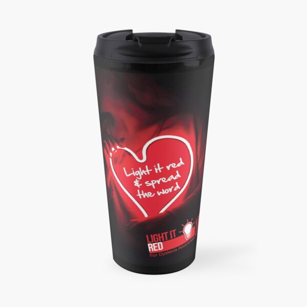Enciéndelo rojo y corre la voz Taza de viaje