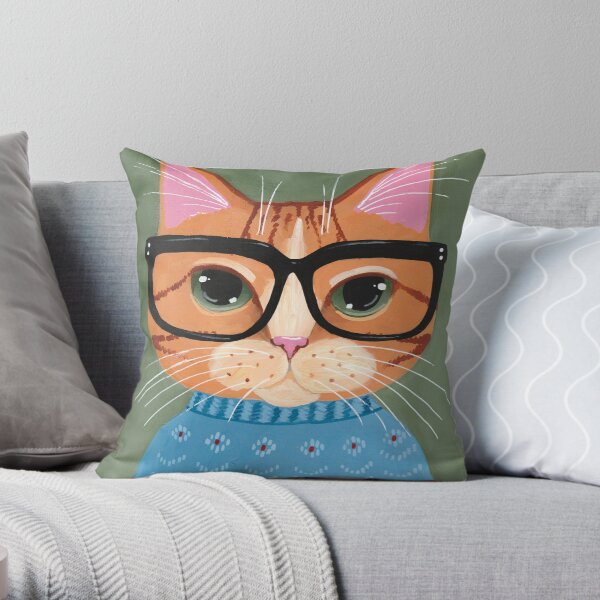 Sammie's Ugly Christmas Sweater Throw Pillow