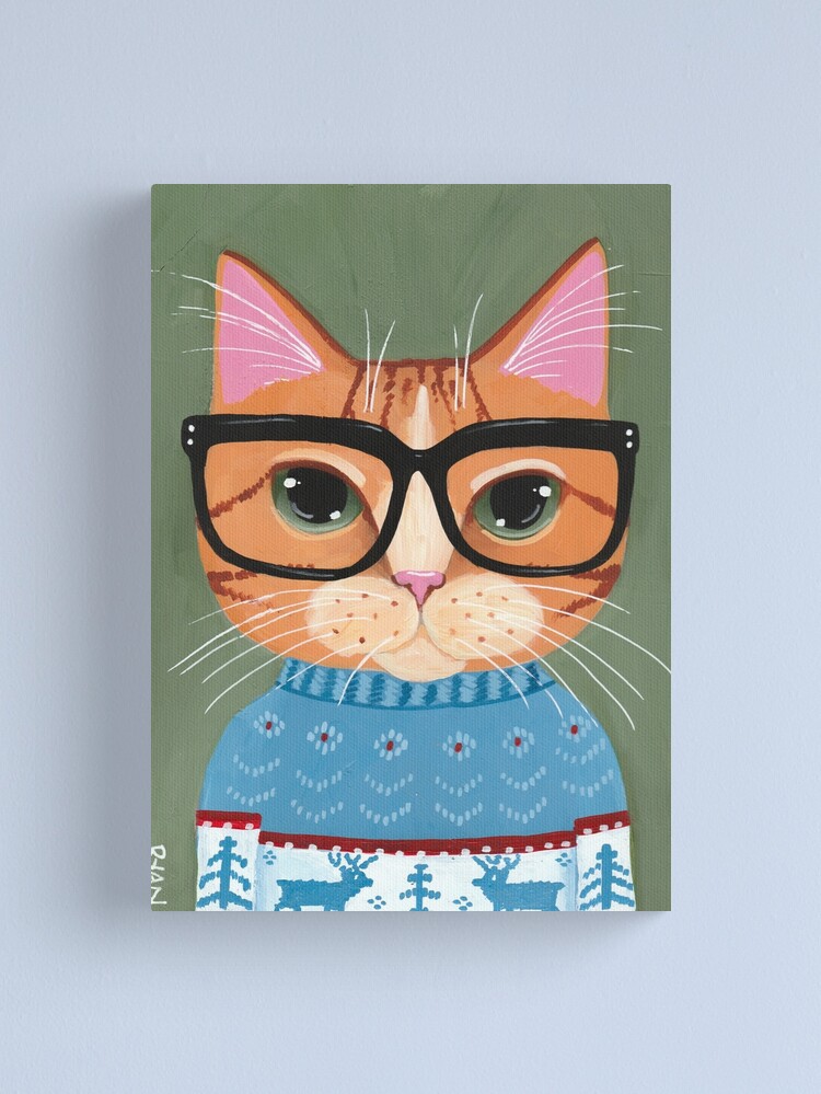 Alternate view of Sammie's Ugly Christmas Sweater Canvas Print