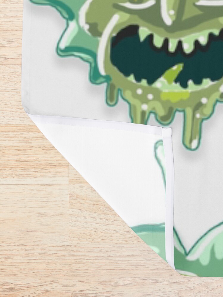 Alternate view of Toxic Rick aka Gunk Rick from Rick and Morty™ Shower Curtain