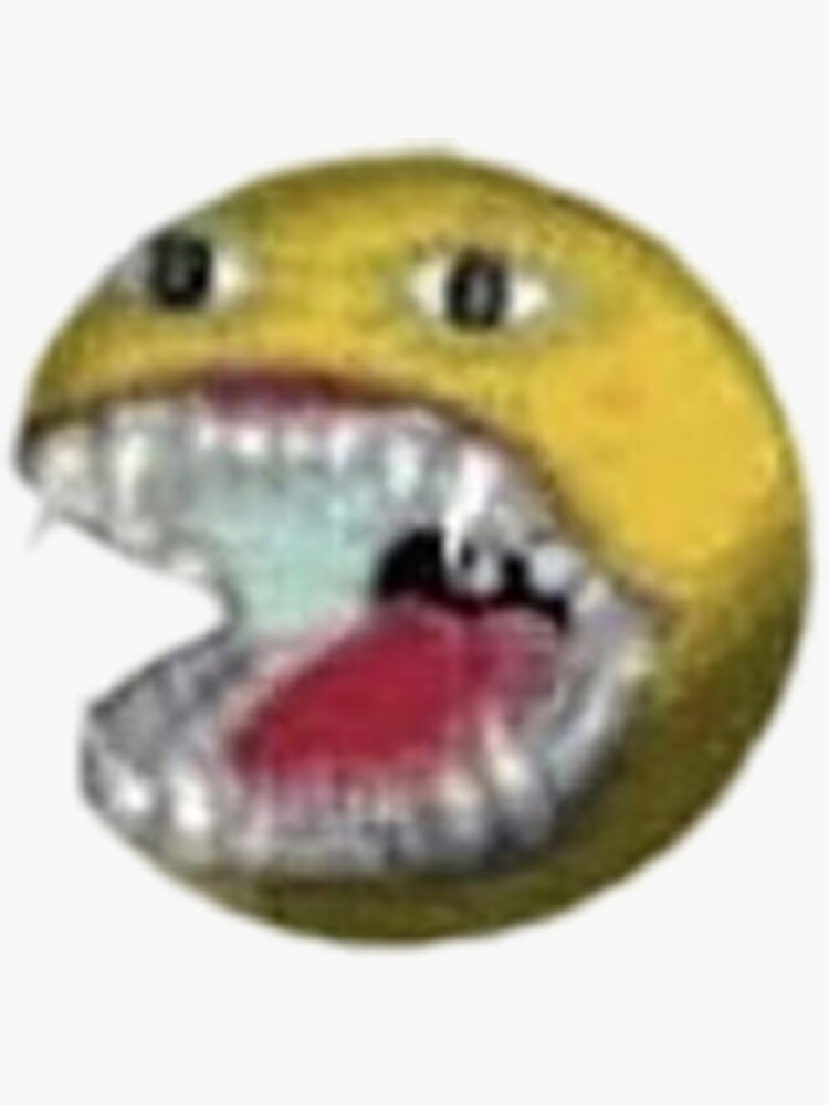 "cursed emoji xok" Sticker for Sale by donut4490 Redbubble