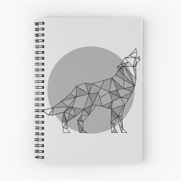 Item preview, Howling Wolf Geometric designed and sold by alcateiaart.