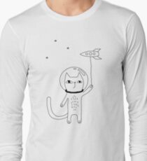 Space Cat Long Sleeve T-Shirt