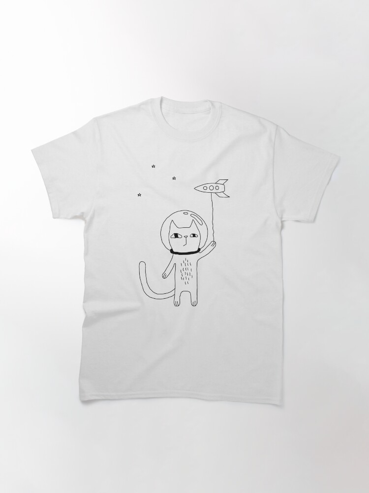 Alternate view of Space Cat Classic T-Shirt