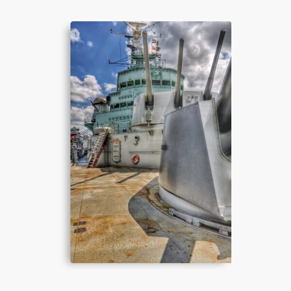 HMS Belfast Metal Print