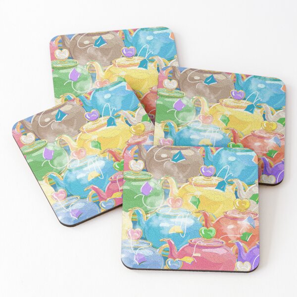 Item preview, Cheery Tea Love Pattern | Multi Colors designed and sold by L Diane Johnson.